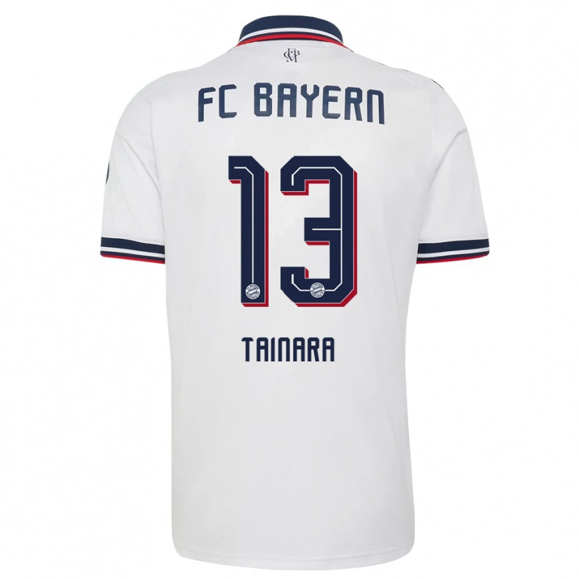 Danxen Mulher Camisola Tainara #13 Cinza Branco Vermelho Alternativa 2026/27 Camisa Brasil