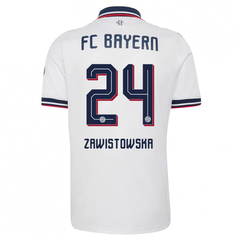 Danxen Mulher Camisola Weronika Zawistowska #24 Cinza Branco Vermelho Alternativa 2026/27 Camisa Brasil