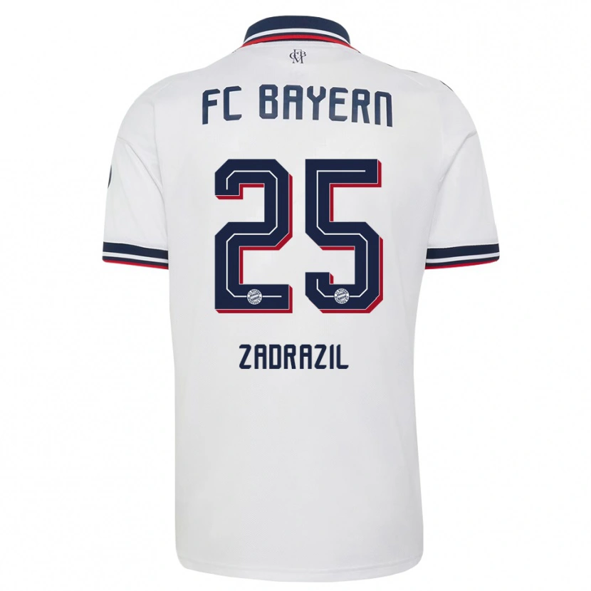 Danxen Mulher Camisola Sarah Zadrazil #25 Cinza Branco Vermelho Alternativa 2026/27 Camisa Brasil