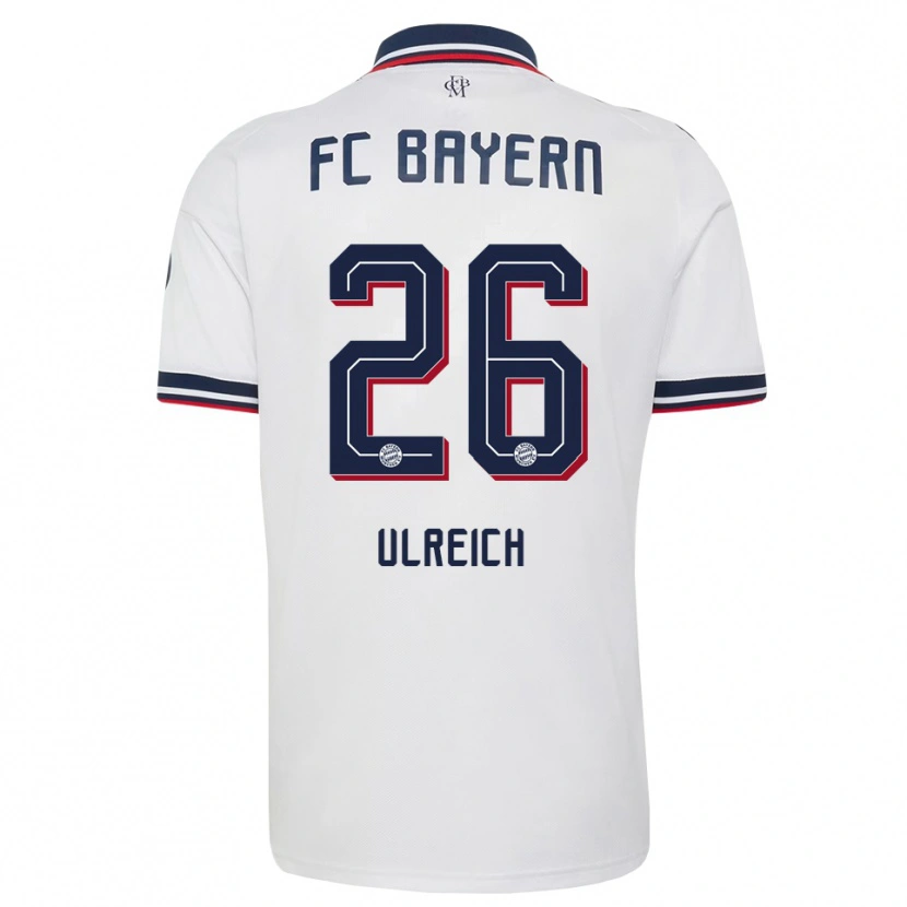 Danxen Mulher Camisola Sven Ulreich #26 Cinza Branco Vermelho Alternativa 2026/27 Camisa Brasil