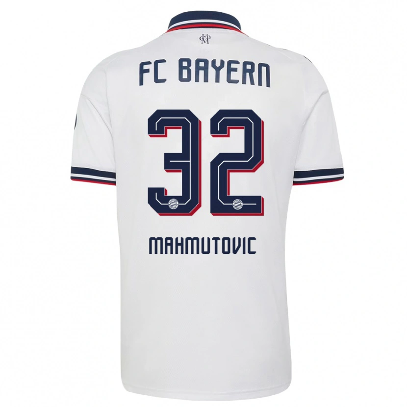 Danxen Mulher Camisola Ena Mahmutovic #32 Cinza Branco Vermelho Alternativa 2026/27 Camisa Brasil