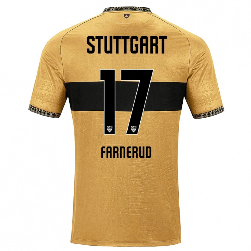 Danxen Mulher Camisola Colin Farnerud #17 Marrom Preto Branco Alternativa 2026/27 Camisa Brasil