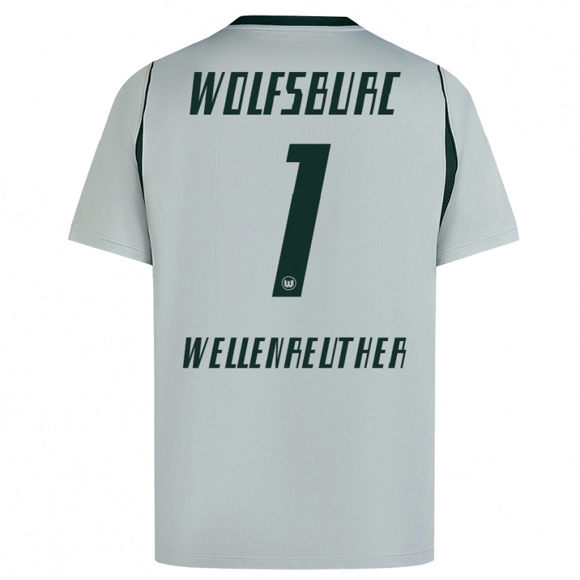 Danxen Mulher Camisola Timon Wellenreuther #1 Cinza Verde Alternativa 2026/27 Camisa Brasil