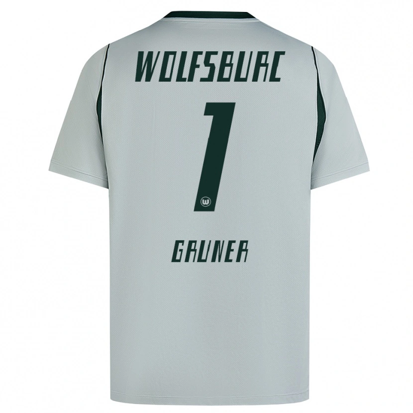 Danxen Mulher Camisola Paul Gruner #1 Cinza Verde Alternativa 2026/27 Camisa Brasil
