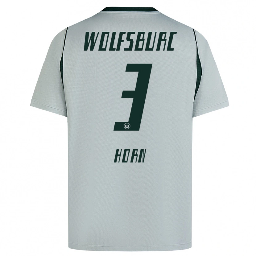 Danxen Mulher Camisola Noah Horn #3 Cinza Verde Alternativa 2026/27 Camisa Brasil