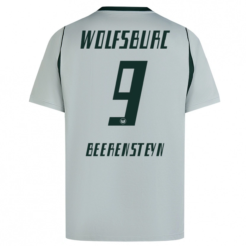 Danxen Mulher Camisola Lineth Beerensteyn #9 Cinza Verde Alternativa 2026/27 Camisa Brasil