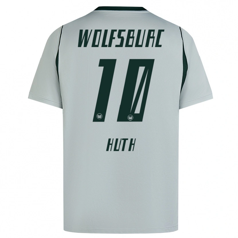 Danxen Mulher Camisola Svenja Huth #10 Cinza Verde Alternativa 2026/27 Camisa Brasil