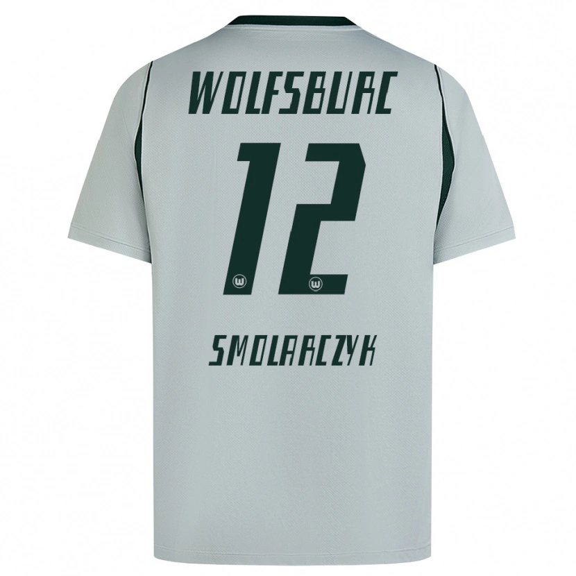 Danxen Mulher Camisola Nelly Smolarczyk #12 Cinza Verde Alternativa 2026/27 Camisa Brasil