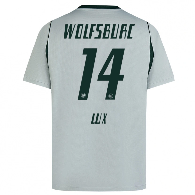 Danxen Mulher Camisola Finn-Marco Lux #14 Cinza Verde Alternativa 2026/27 Camisa Brasil