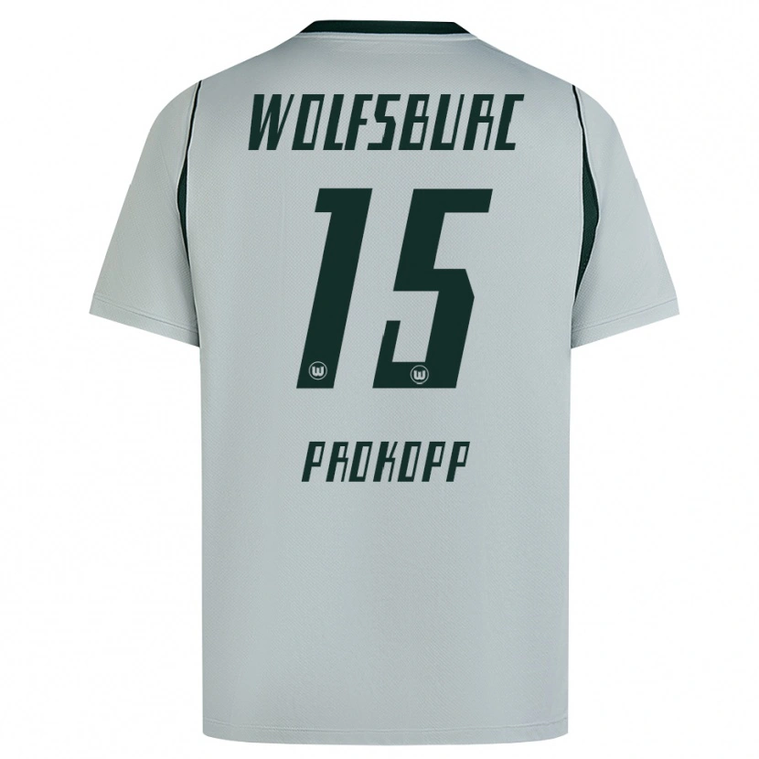 Danxen Mulher Camisola Oskar Prokopp #15 Cinza Verde Alternativa 2026/27 Camisa Brasil
