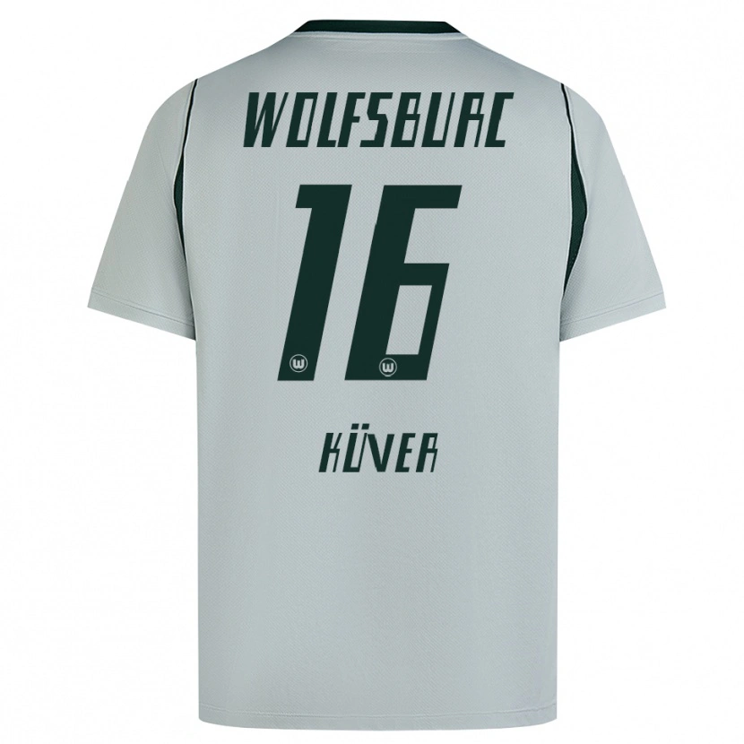 Danxen Mulher Camisola Camilla Küver #16 Cinza Verde Alternativa 2026/27 Camisa Brasil