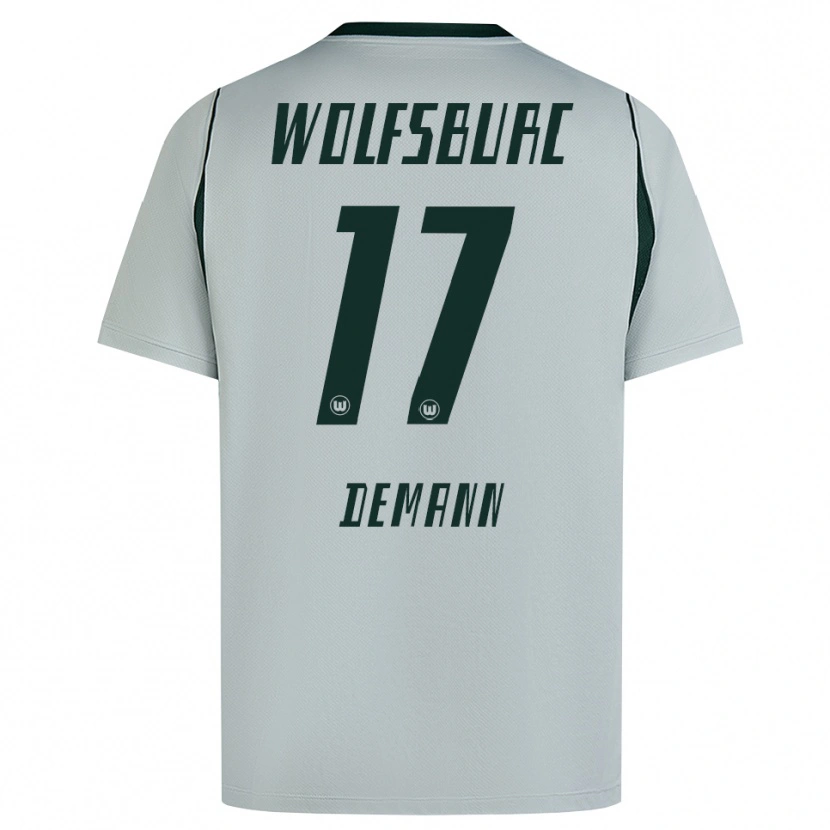 Danxen Mulher Camisola Kristin Demann #17 Cinza Verde Alternativa 2026/27 Camisa Brasil
