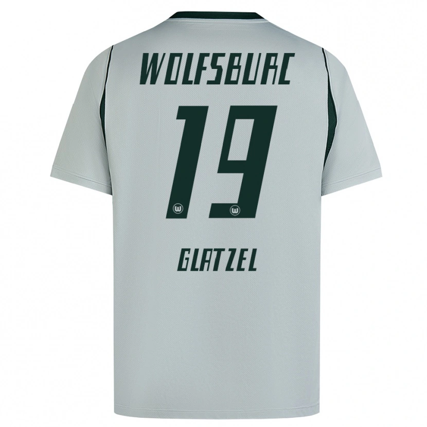 Danxen Mulher Camisola Robert Glatzel #19 Cinza Verde Alternativa 2026/27 Camisa Brasil