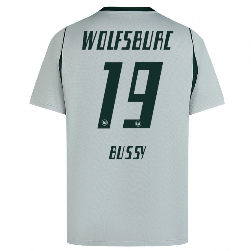 Danxen Mulher Camisola Kessya Bussy #19 Cinza Verde Alternativa 2026/27 Camisa Brasil