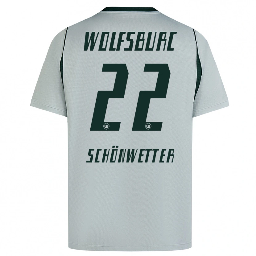 Danxen Mulher Camisola Christina Schönwetter #22 Cinza Verde Alternativa 2026/27 Camisa Brasil