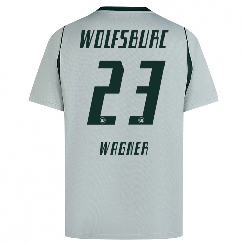 Danxen Mulher Camisola Maksym Wagner #23 Cinza Verde Alternativa 2026/27 Camisa Brasil