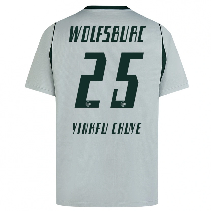 Danxen Mulher Camisola Miguel Yinkfu Chuye #25 Cinza Verde Alternativa 2026/27 Camisa Brasil