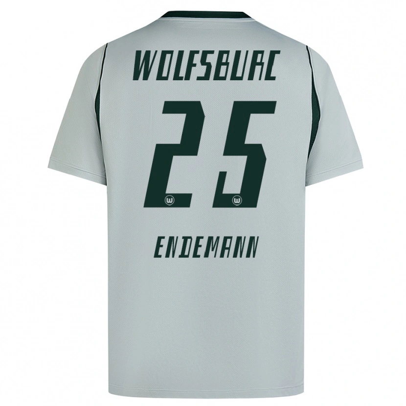 Danxen Mulher Camisola Vivien Endemann #25 Cinza Verde Alternativa 2026/27 Camisa Brasil