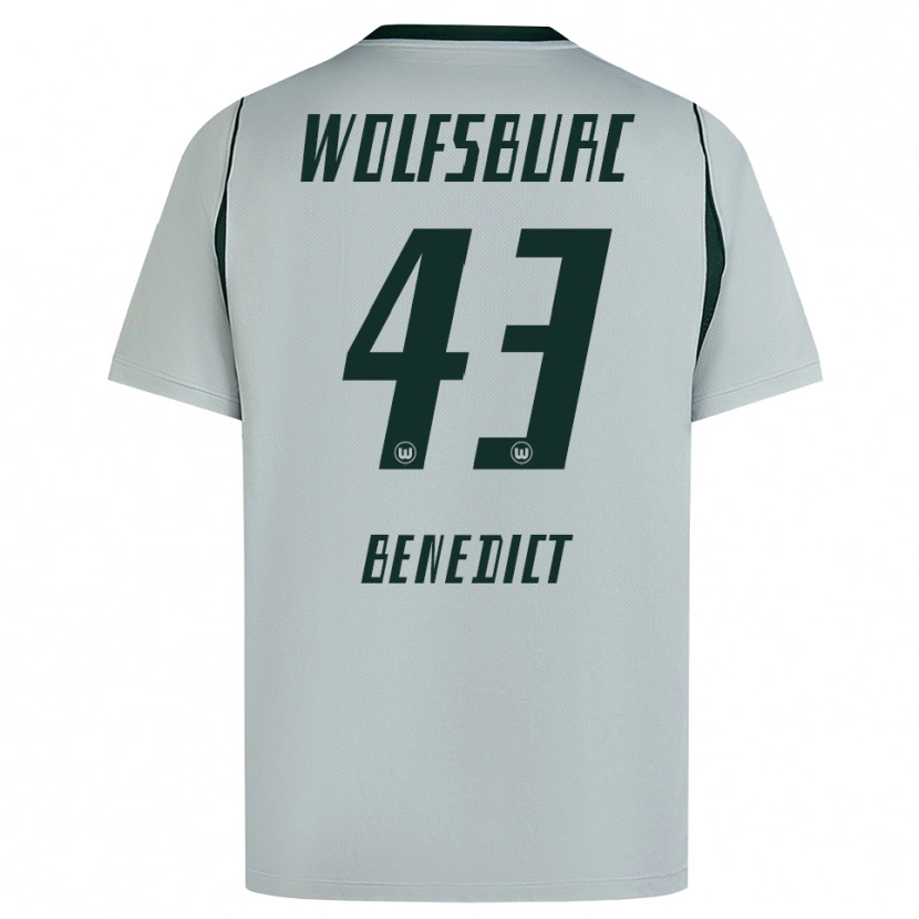 Danxen Mulher Camisola Trevor Benedict #43 Cinza Verde Alternativa 2026/27 Camisa Brasil