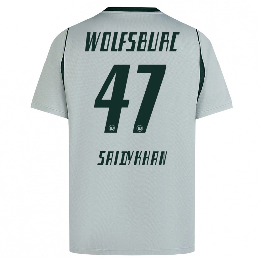 Danxen Mulher Camisola Ibrahim Saidykhan #47 Cinza Verde Alternativa 2026/27 Camisa Brasil