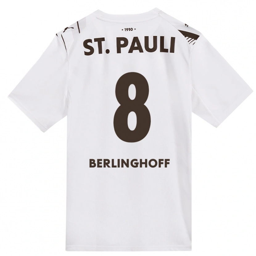 Danxen Mulher Camisola Marlene Berlinghoff #8 Café Branco Vermelho Alternativa 2026/27 Camisa Brasil