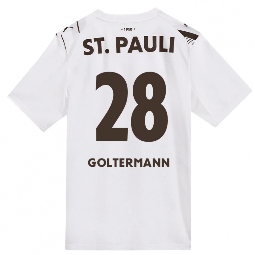 Danxen Mulher Camisola Max Goltermann #28 Café Branco Vermelho Alternativa 2026/27 Camisa Brasil