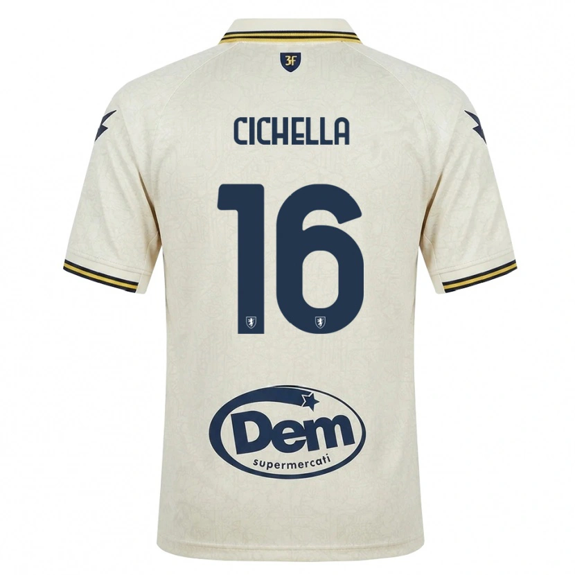 Danxen Mulher Camisola Matteo Cichella #16 Amarelo Renda Velha Preto Alternativa 2026/27 Camisa Brasil