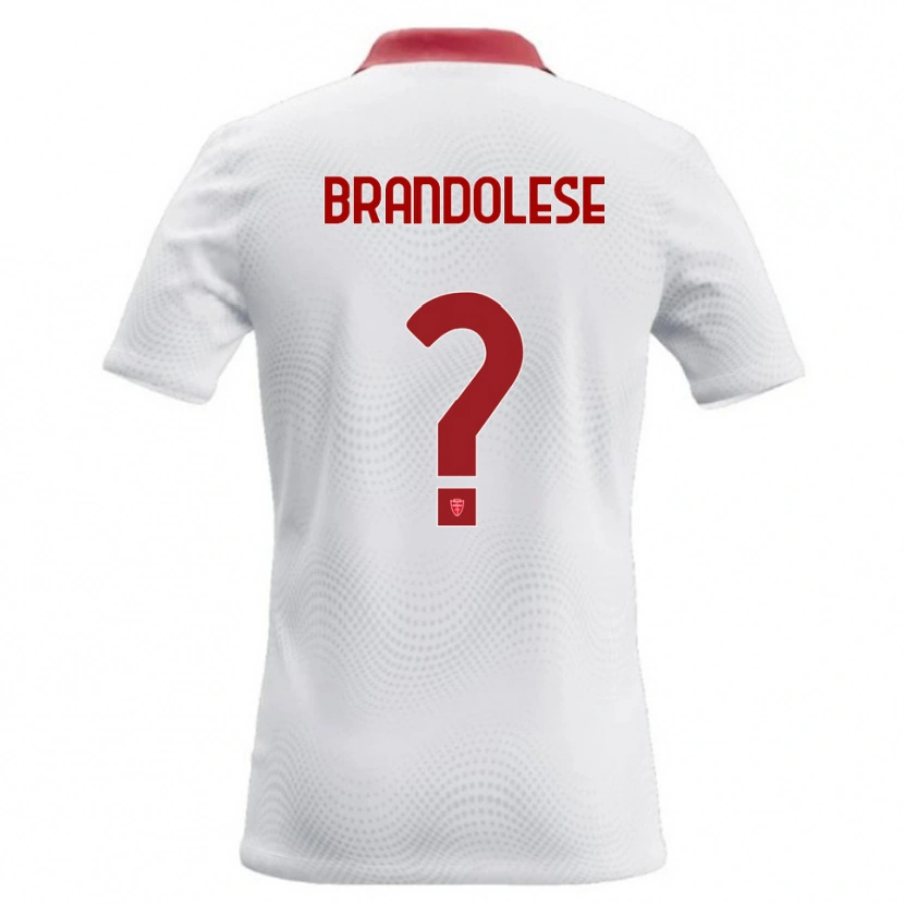 Danxen Mulher Camisola Benedetto Brandolese #0 Branco Vermelho Alternativa 2026/27 Camisa Brasil