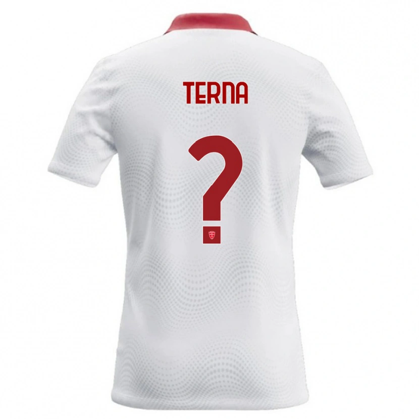 Danxen Mulher Camisola Alessandro Terna #0 Branco Vermelho Alternativa 2026/27 Camisa Brasil