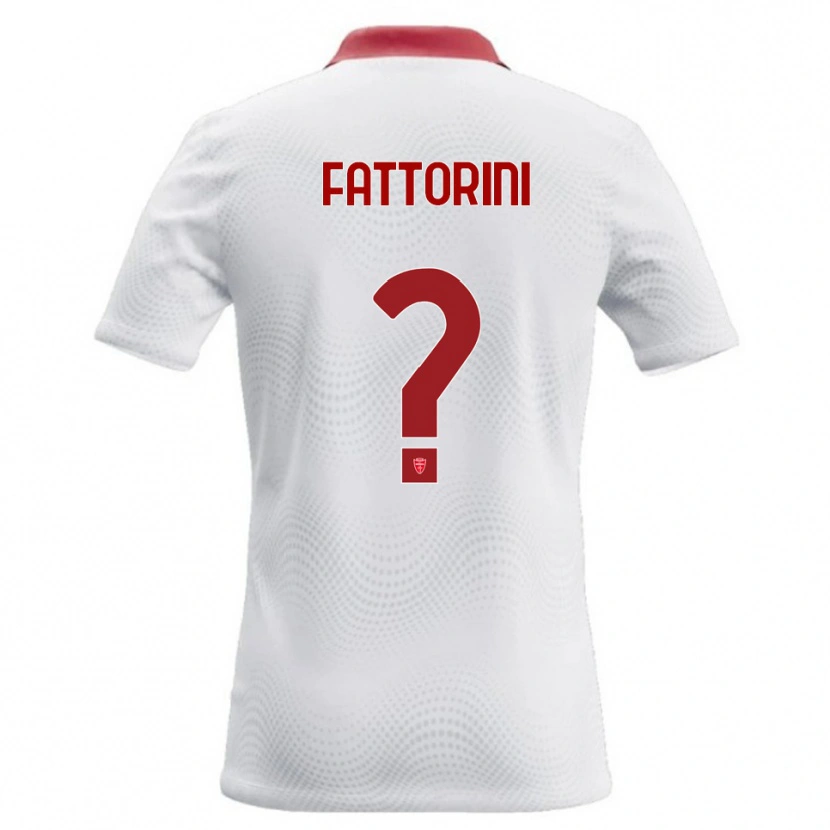 Danxen Mulher Camisola Diego Fattorini #0 Branco Vermelho Alternativa 2026/27 Camisa Brasil