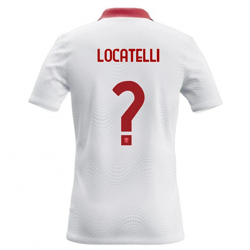 Danxen Mulher Camisola Matteo Locatelli #0 Branco Vermelho Alternativa 2026/27 Camisa Brasil