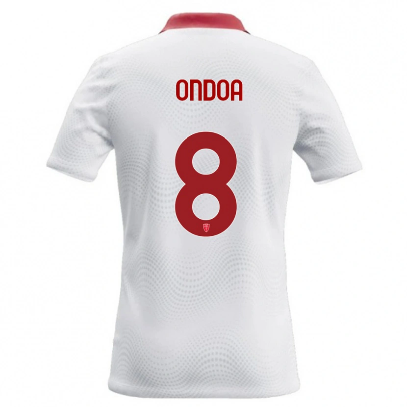 Danxen Mulher Camisola Foe Ondoa #8 Branco Vermelho Alternativa 2026/27 Camisa Brasil