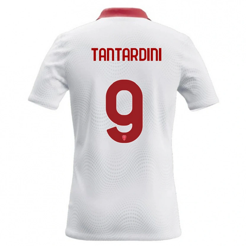 Danxen Mulher Camisola Tommaso Tantardini #9 Branco Vermelho Alternativa 2026/27 Camisa Brasil