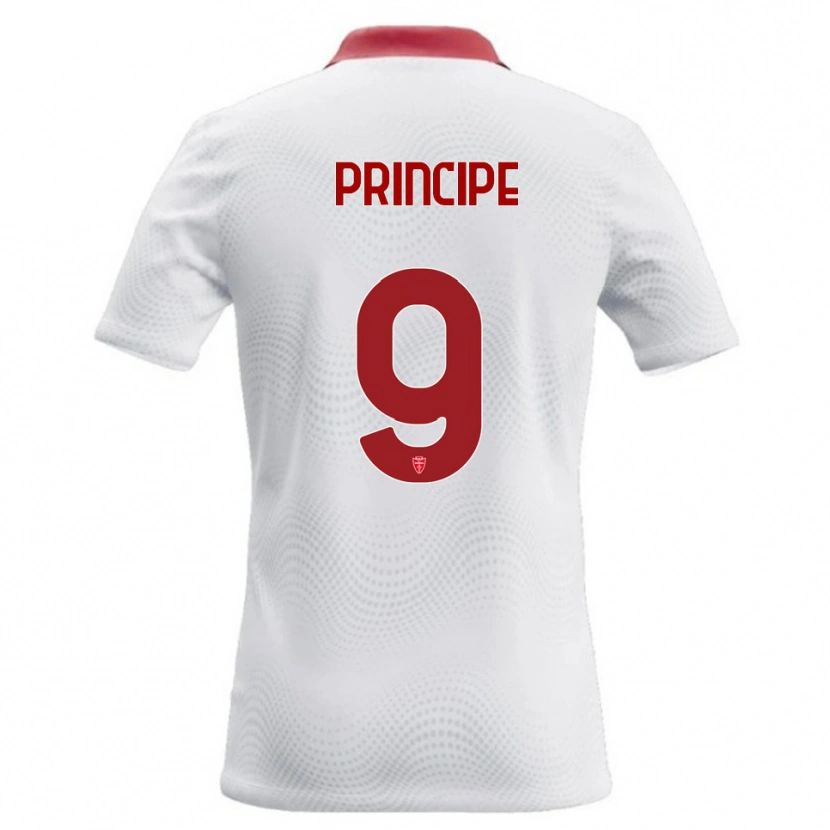 Danxen Mulher Camisola Tommaso Principe #9 Branco Vermelho Alternativa 2026/27 Camisa Brasil