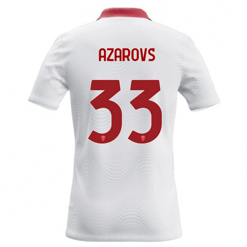 Danxen Mulher Camisola Timurs Azarovs #33 Branco Vermelho Alternativa 2026/27 Camisa Brasil
