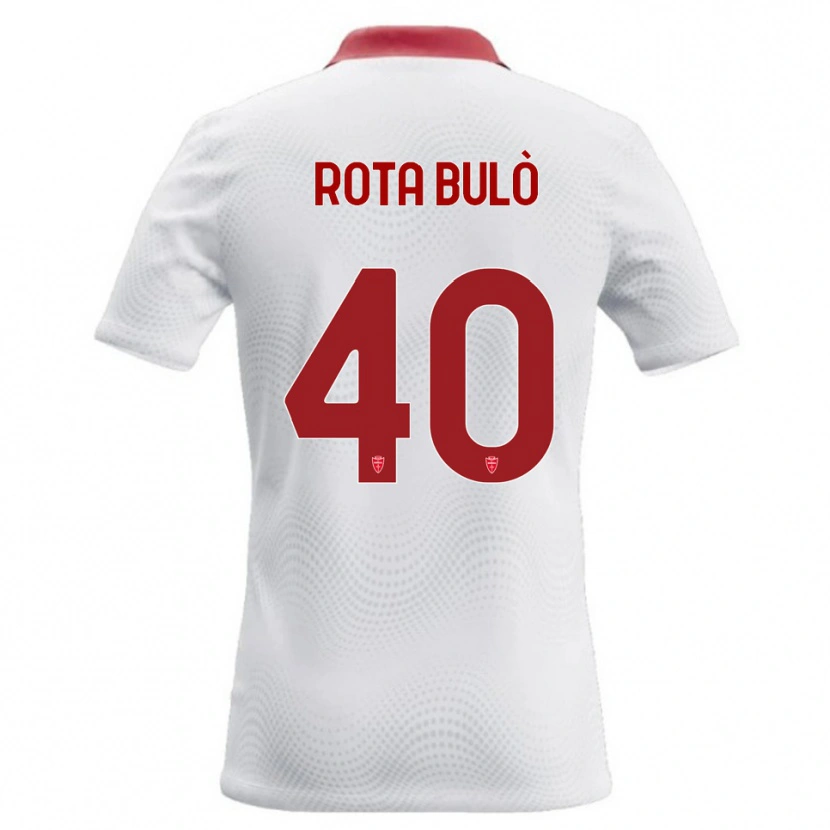 Danxen Mulher Camisola Pietro Rota Bulò #40 Branco Vermelho Alternativa 2026/27 Camisa Brasil