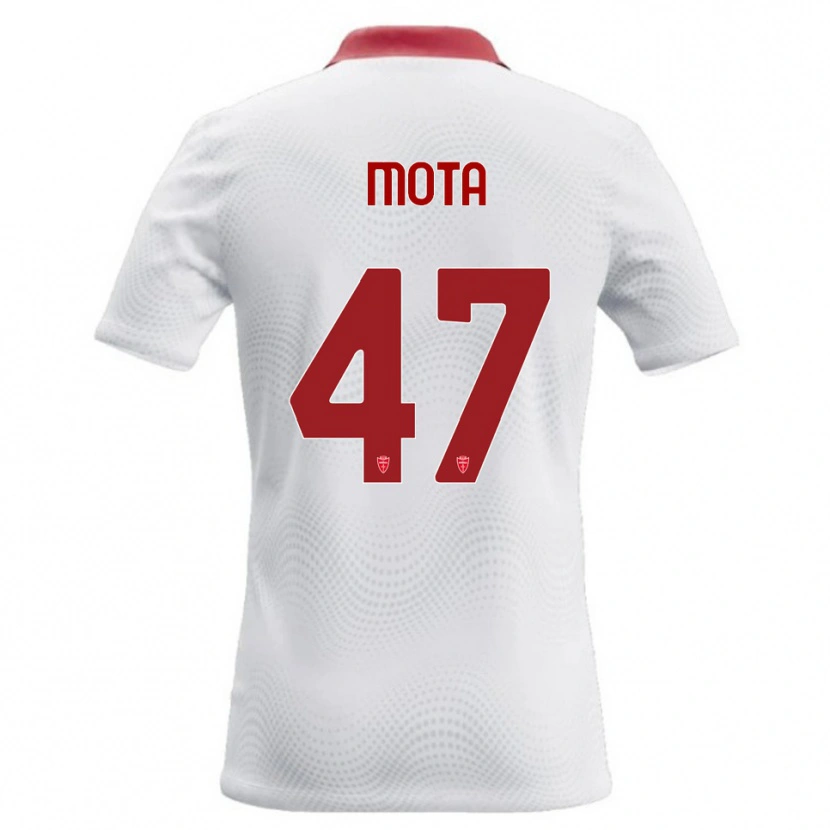 Danxen Mulher Camisola Dany Mota #47 Branco Vermelho Alternativa 2026/27 Camisa Brasil