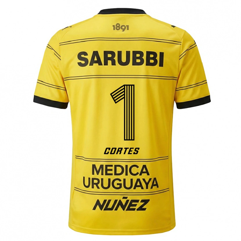 Danxen Mulher Camisola Brayan Cortés #1 Amarelo Preto Alternativa 2026/27 Camisa Brasil