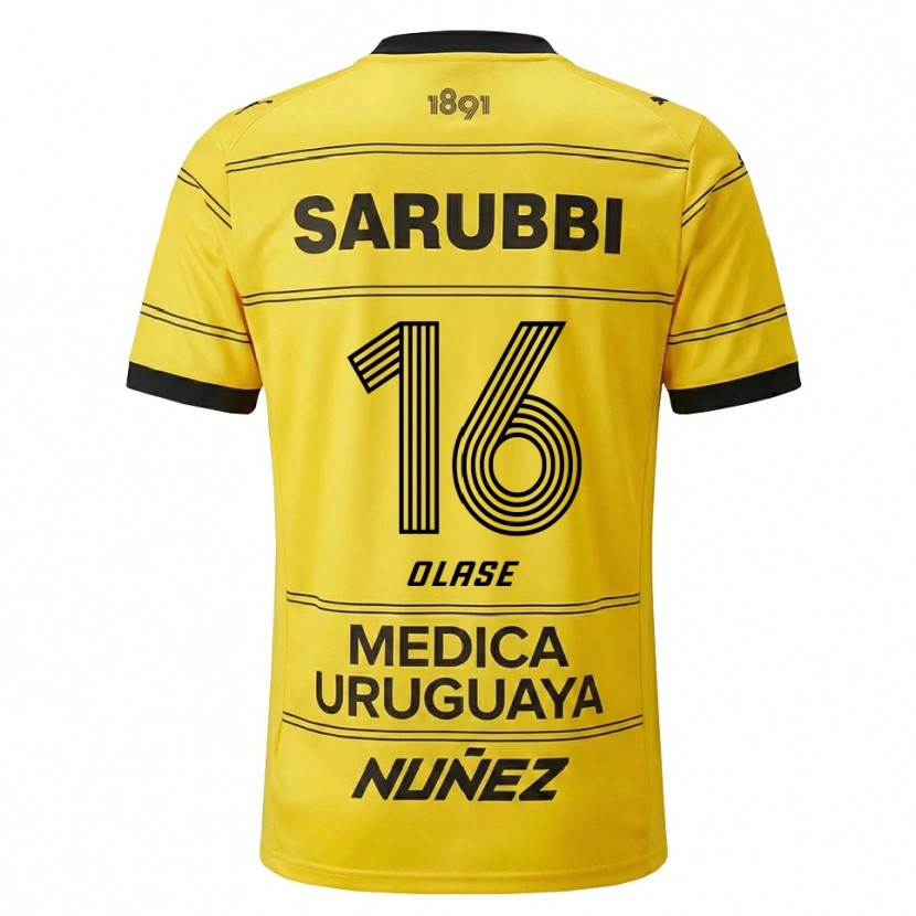 Danxen Mulher Camisola Tomás Olase #16 Amarelo Preto Alternativa 2026/27 Camisa Brasil