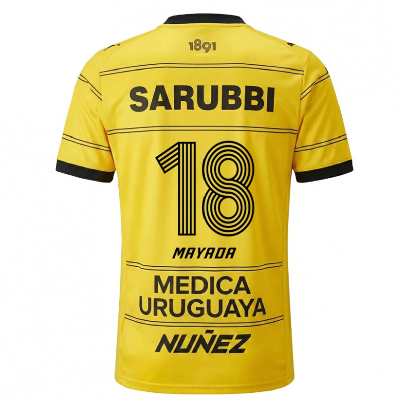 Danxen Mulher Camisola Camilo Mayada #18 Amarelo Preto Alternativa 2026/27 Camisa Brasil