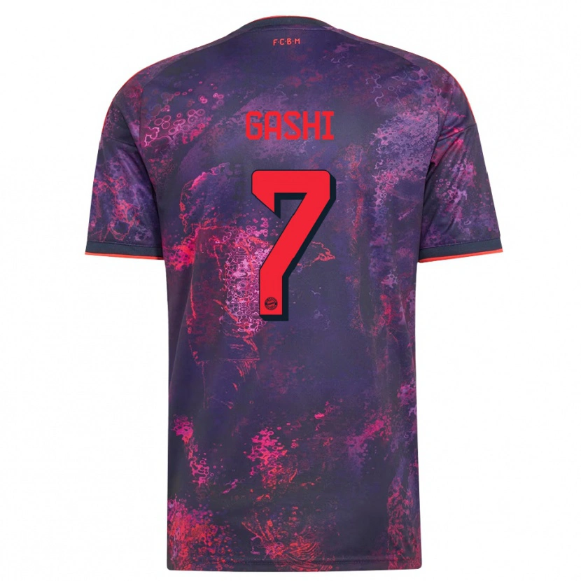 Danxen Mulher Camisola Yll Gashi #7 Vermelho Púrpura Terceiro 2026/27 Camisa Brasil
