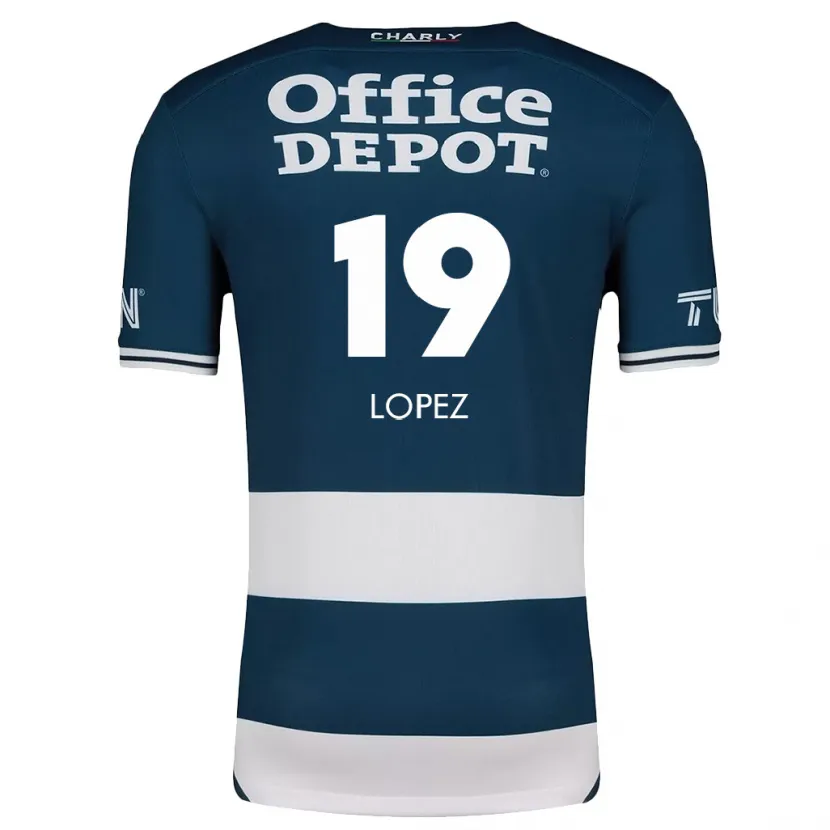 Danxen Criança Camisola Javier Eduardo López #19 Branco Azulado Principal 2024/25 Camisa Brasil