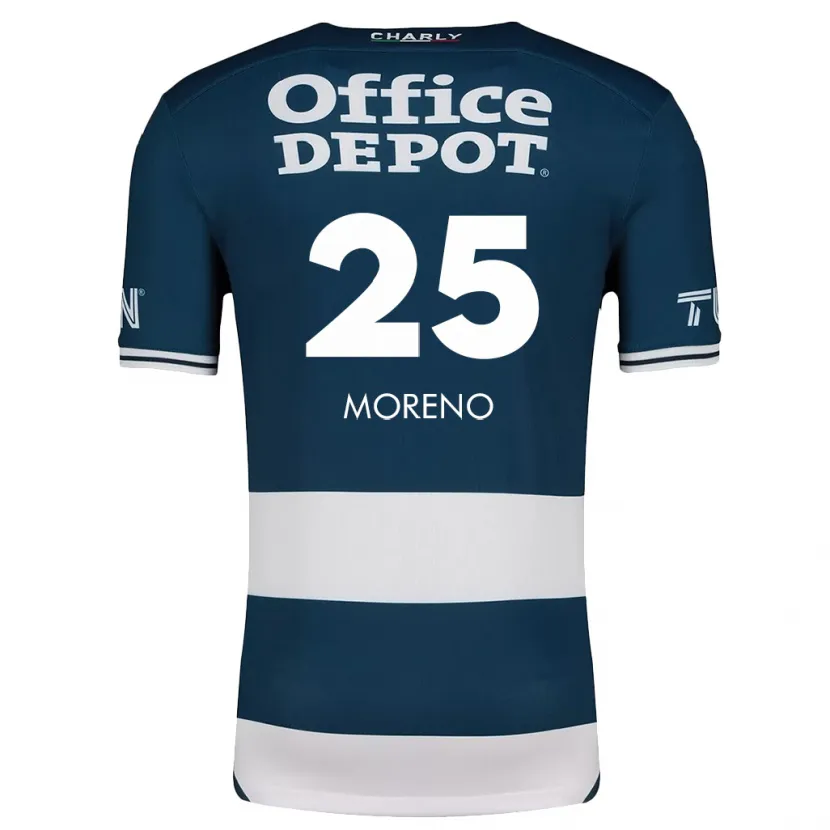 Danxen Criança Camisola Carlos Moreno #25 Branco Azulado Principal 2024/25 Camisa Brasil