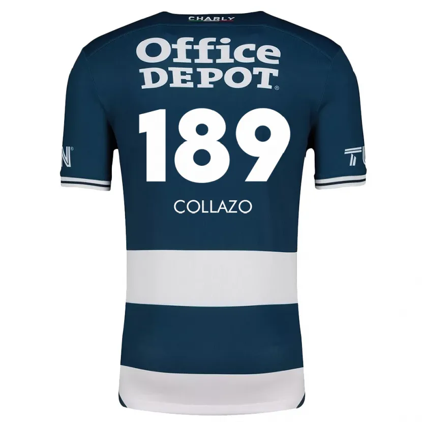 Danxen Criança Camisola David Collazo #189 Branco Azulado Principal 2024/25 Camisa Brasil