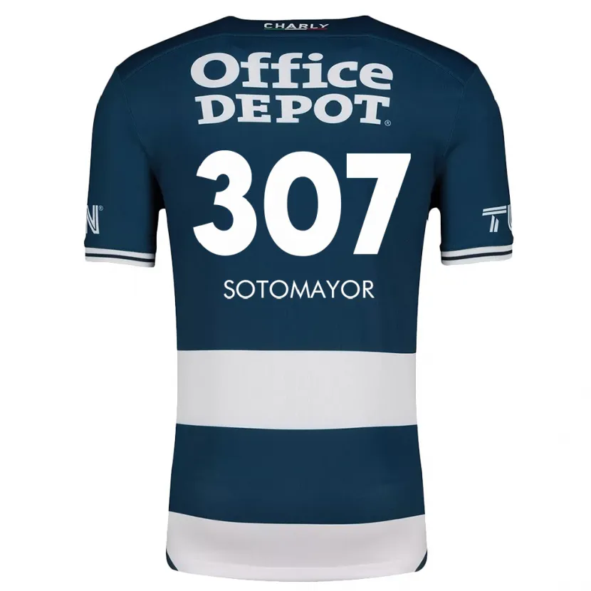 Danxen Criança Camisola Jacob Sotomayor #307 Branco Azulado Principal 2024/25 Camisa Brasil