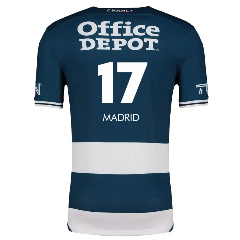 Danxen Criança Camisola Yanín Madrid #17 Branco Azulado Principal 2024/25 Camisa Brasil