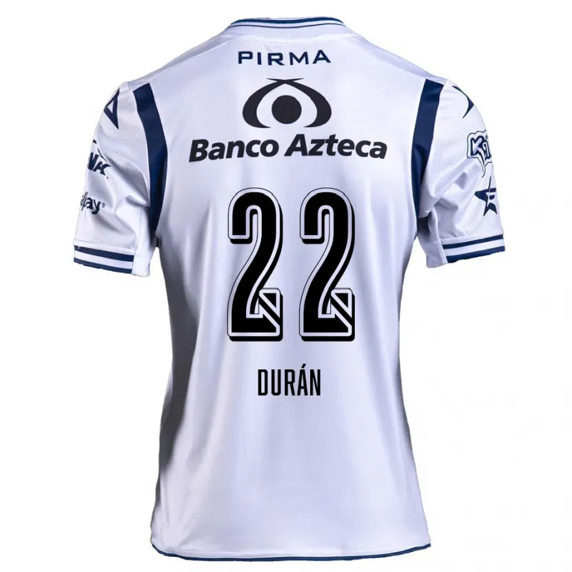 Danxen Criança Camisola Rafael Durán #22 Branco Azul Marinho Principal 2024/25 Camisa Brasil