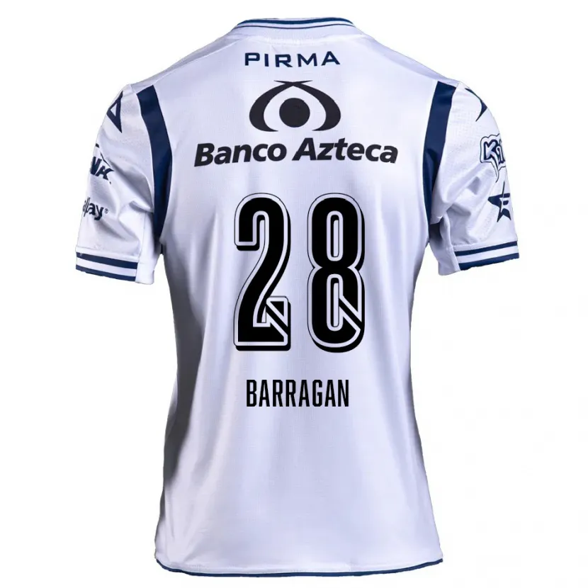 Danxen Criança Camisola Martín Barragán #28 Branco Azul Marinho Principal 2024/25 Camisa Brasil