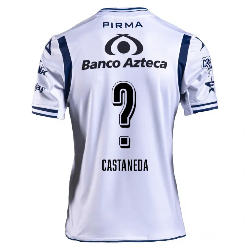 Danxen Criança Camisola Christian Castañeda #0 Branco Azul Marinho Principal 2024/25 Camisa Brasil
