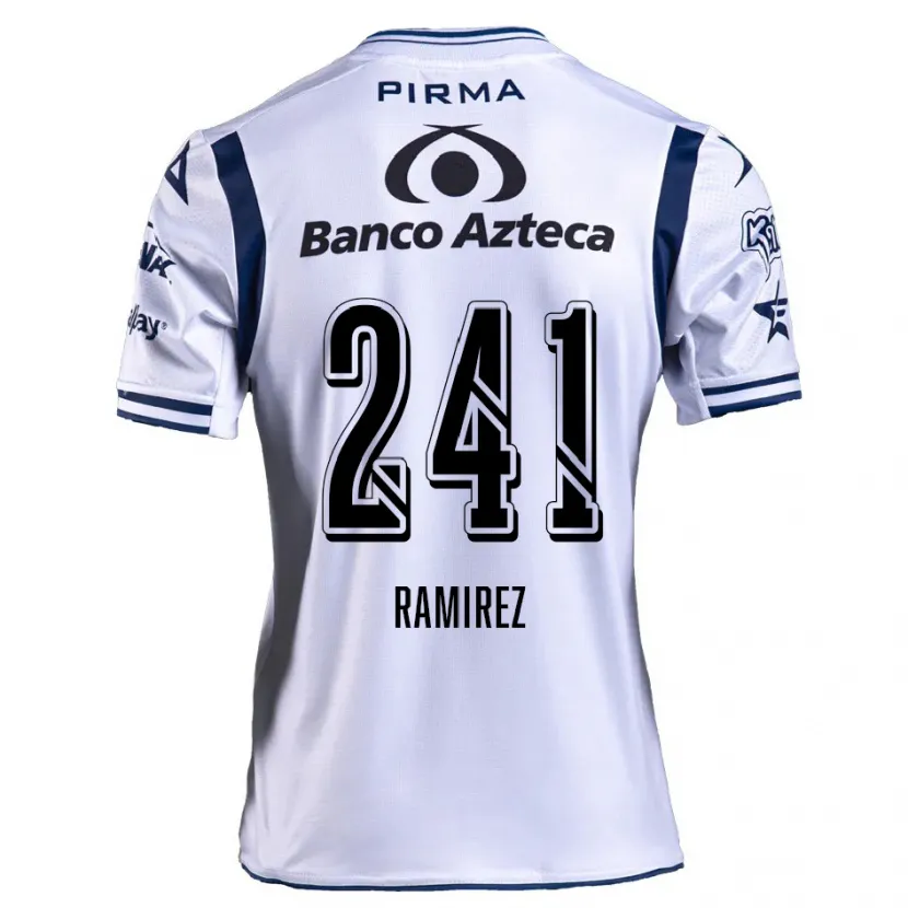 Danxen Criança Camisola Eduardo Ramírez #241 Branco Azul Marinho Principal 2024/25 Camisa Brasil